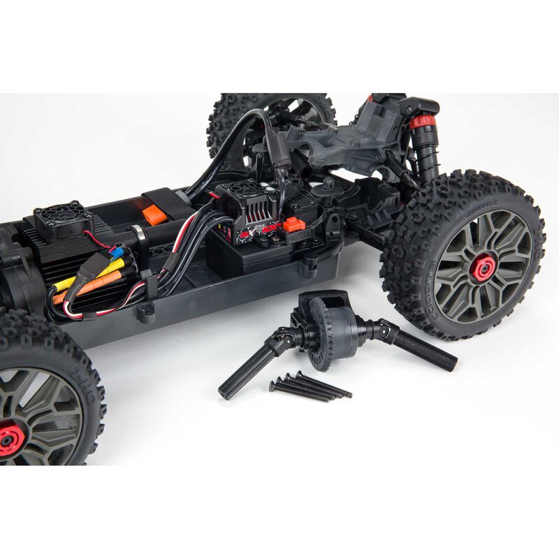 ARRMA 1/8 TYPHON 4X4 V3 3S BLX Brushless Buggy RTR, Red